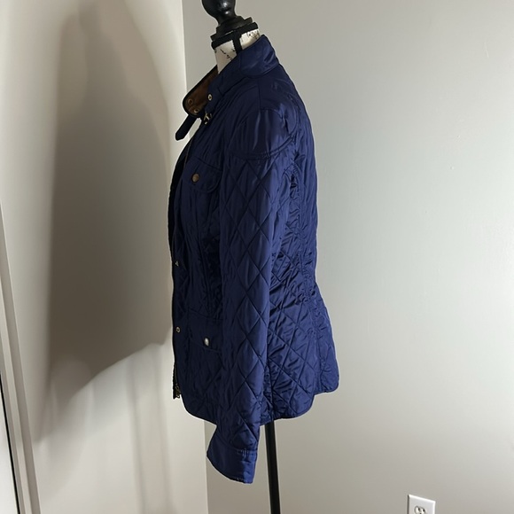 Banana Republic Blue Military Field Jacket Quilted Design - Picture 11 of 14